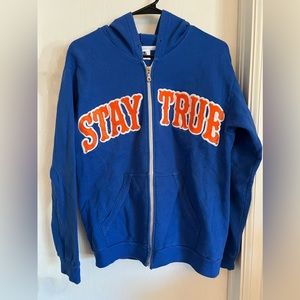 Rare Find The7Line NY Mets Stay True Zip Up Hoodie